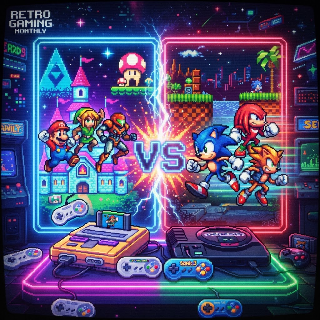 The 16-Bit Throwdown: Nintendo vs. Sega Revisited