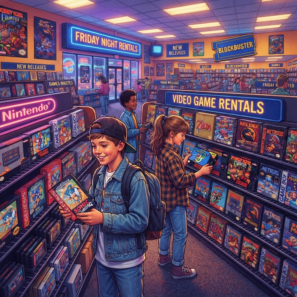 Friday Night at Blockbuster: How Video Game Rentals Defined a Generation