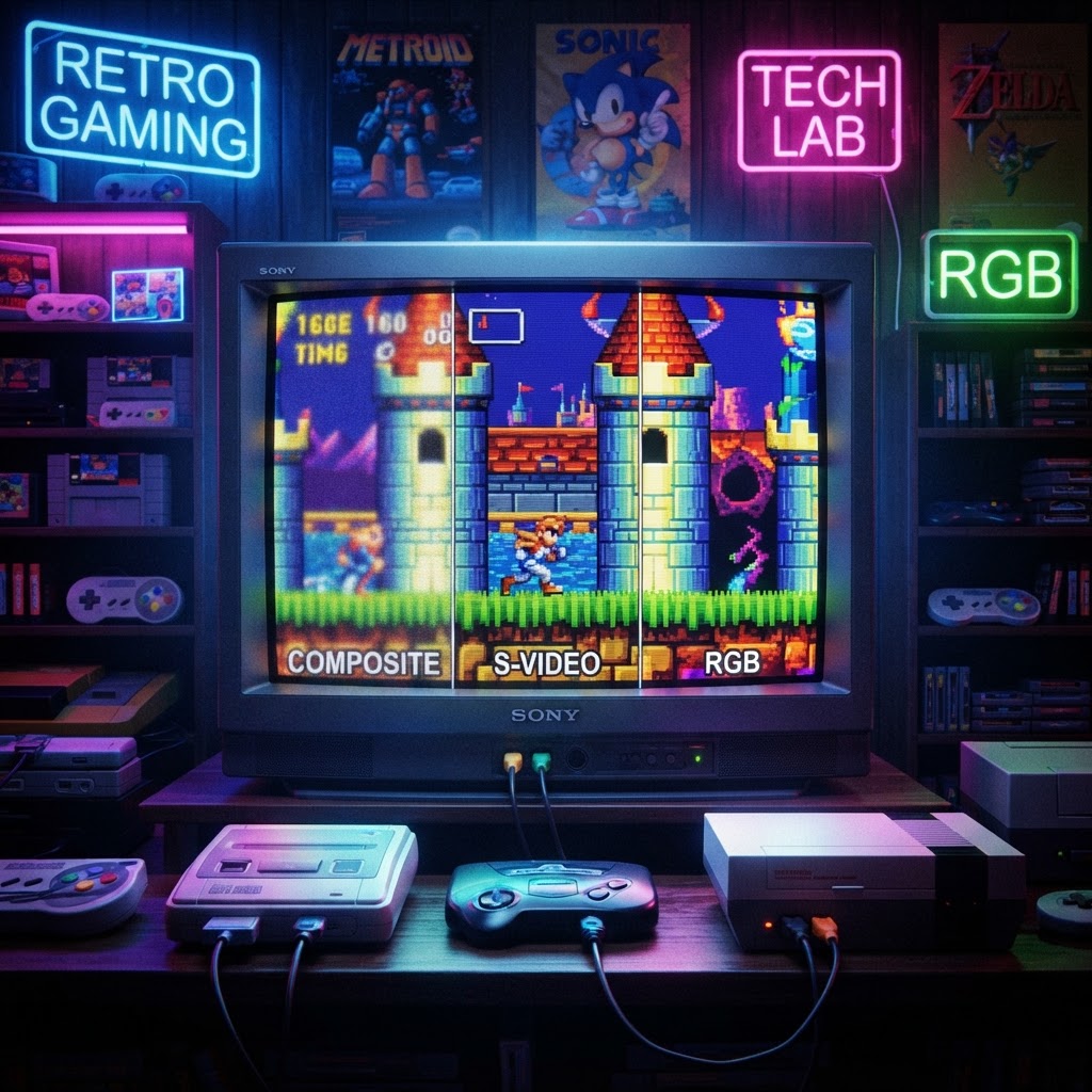 Composite vs S-Video vs RGB: Understanding Retro Video Signals (And Fixing Common Problems)