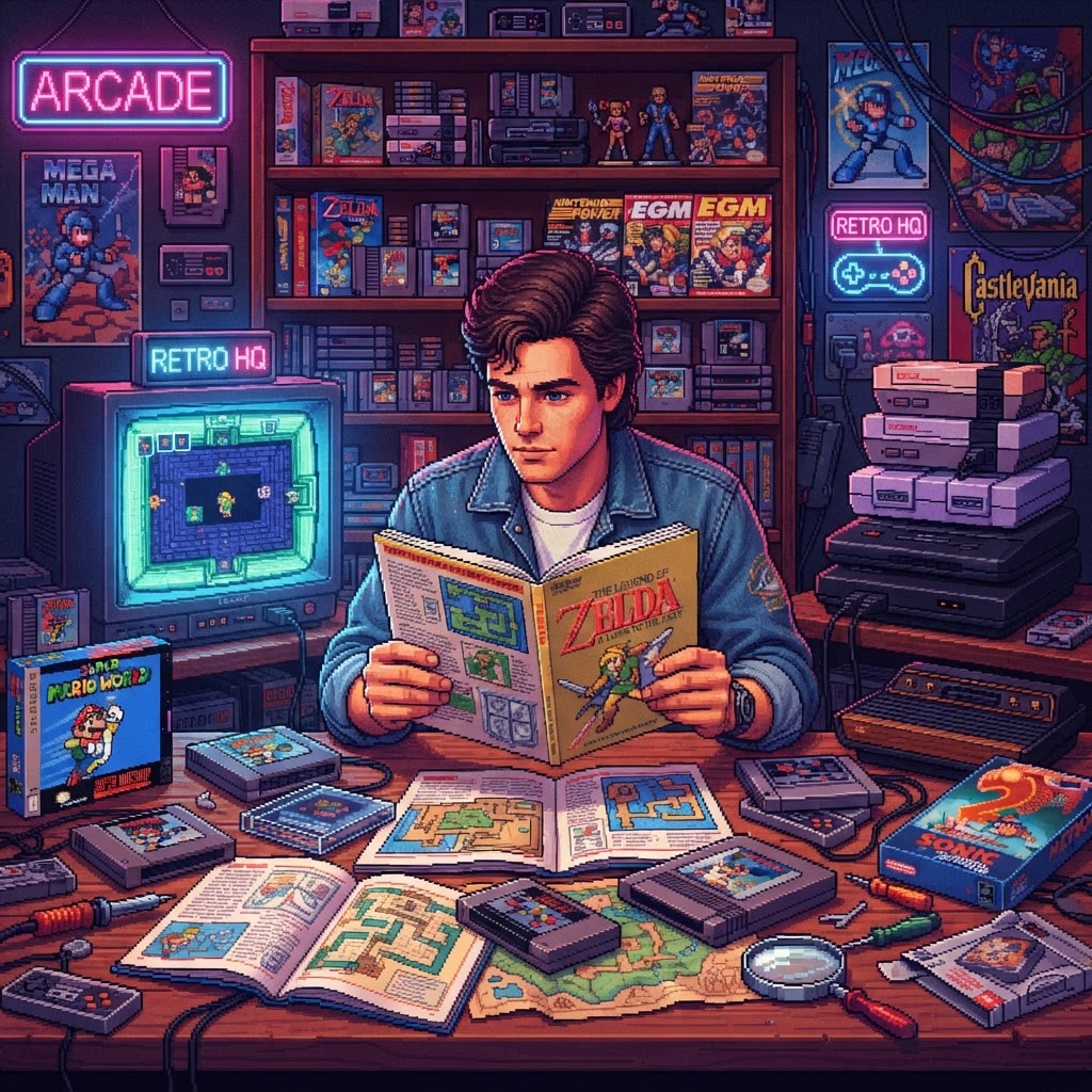 Retro Game Manuals: The Lost Art of Physical Packaging and Troubleshooting
