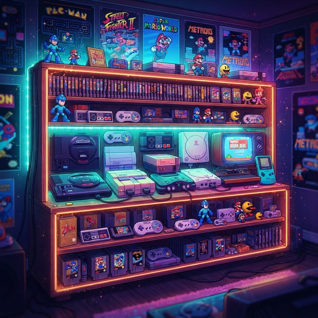 How to Build the Ultimate Retro Gaming Display Shelf: A Complete Beginner's Guide — Buying Guide | RetroGamingVault