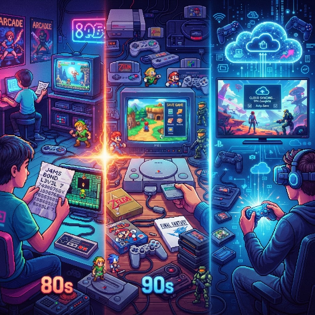 From Passwords to Cloud Saves: The Evolution of Video Game Save Systems