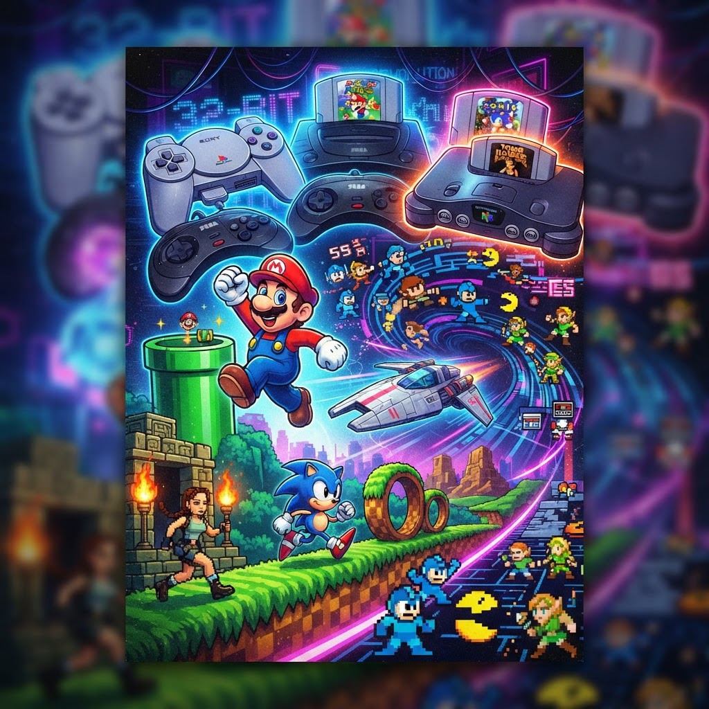 How the 32-Bit Era Changed Gaming Forever: The Jump to the Third Dimension — Console History | RetroGamingVault