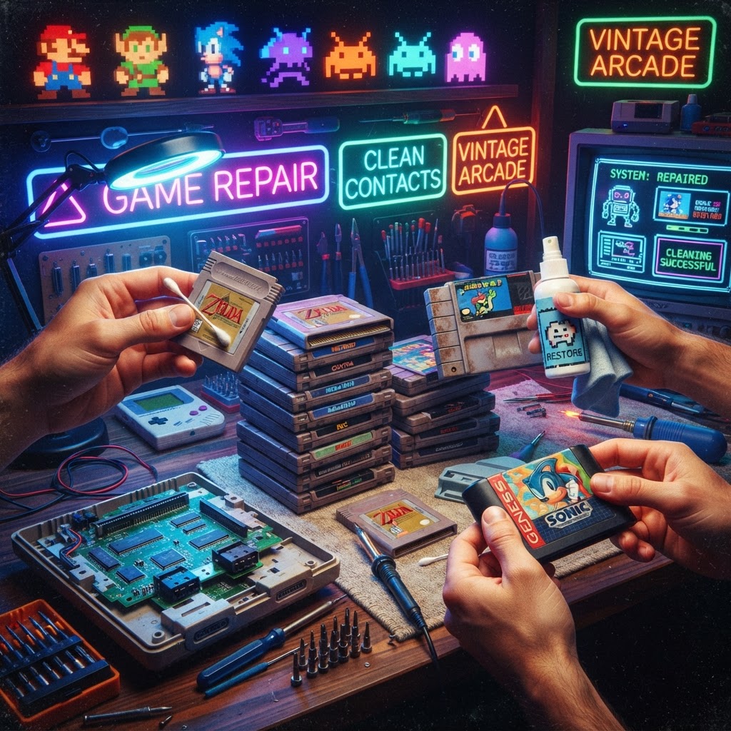 Restoring and Cleaning Vintage Game Cartridges: Every Method Compared Side by Side