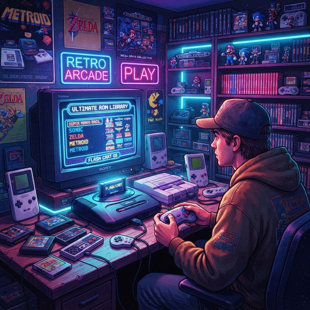 Best Flash Carts for Playing ROMs on Original Hardware: The Ultimate Retro Gaming Room Setup Guide