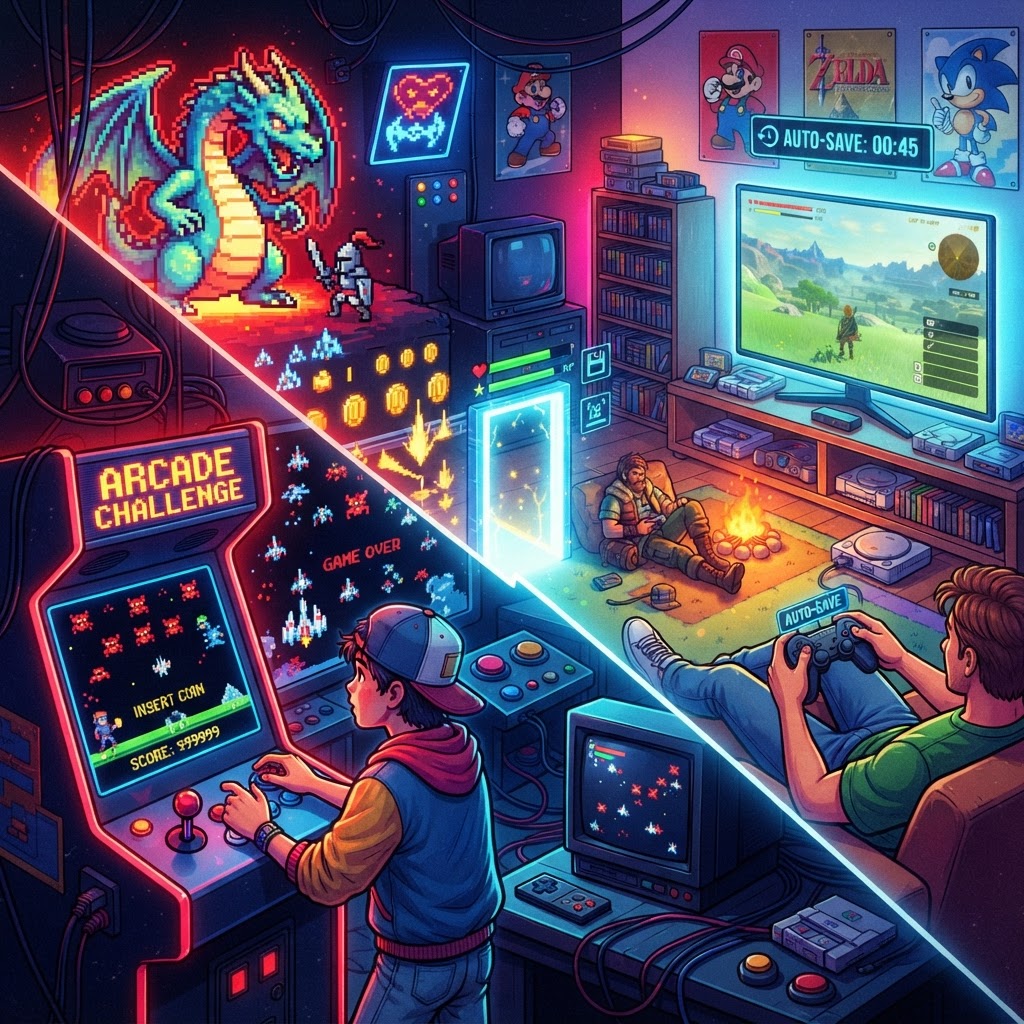 From Arcade Quarters to Auto-Save: The Evolution of Video Game Difficulty