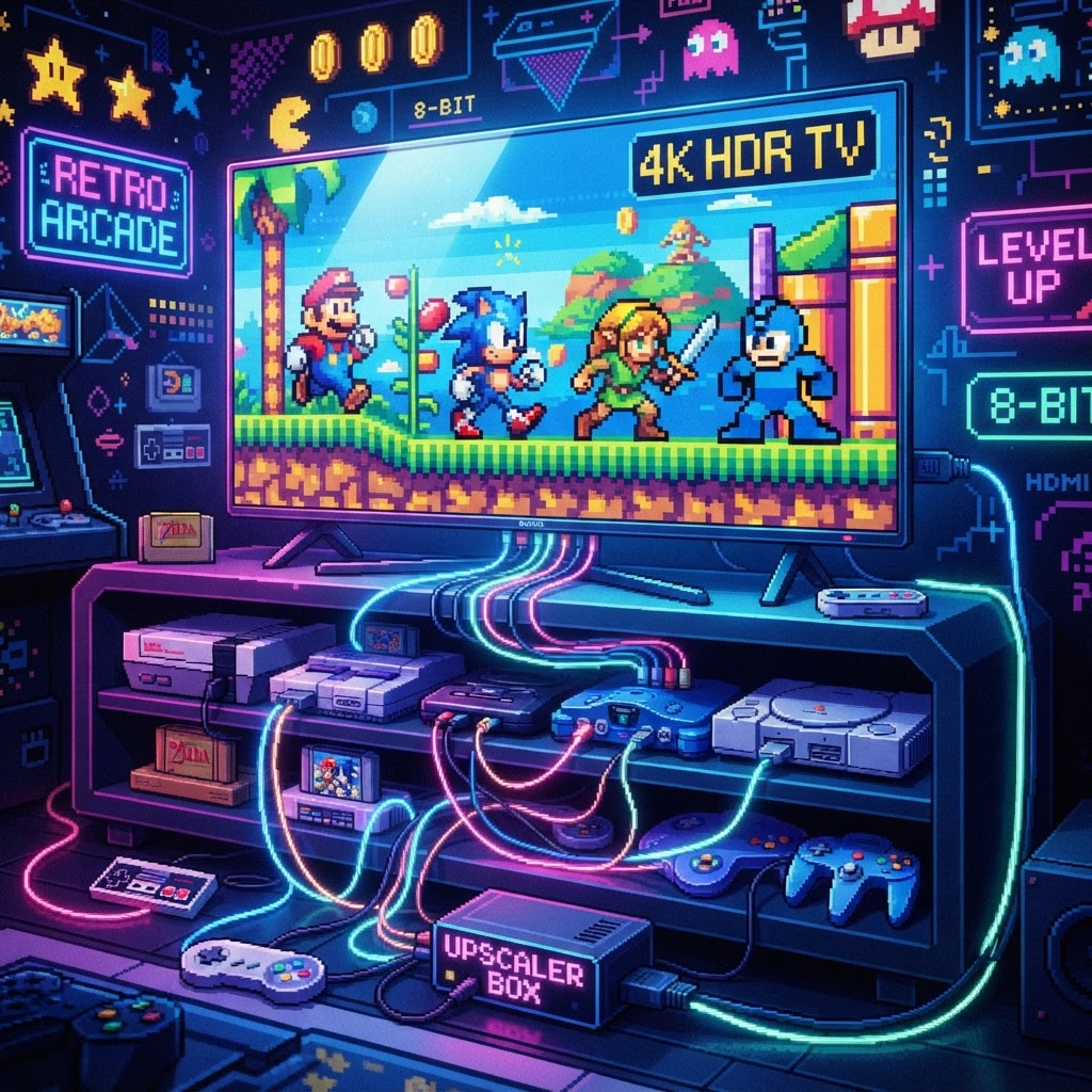 How to Connect Classic Consoles to a 4K TV (Without Destroying the Picture)