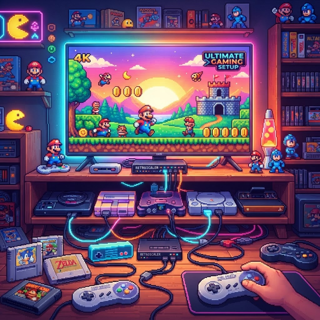 How to Connect Classic Consoles to a 4K TV (Without Destroying the Picture)