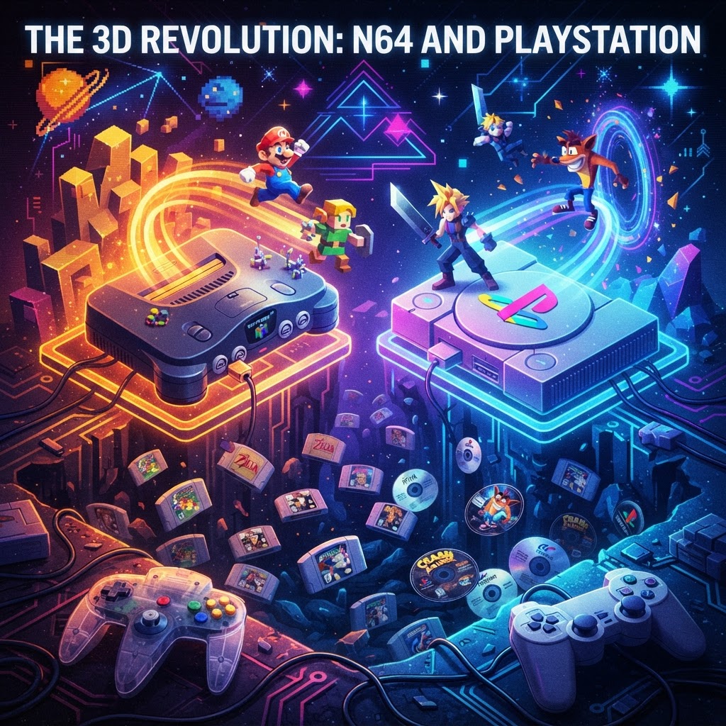 THE 3D REVOLUTION: N64 AND PLAYSTATION