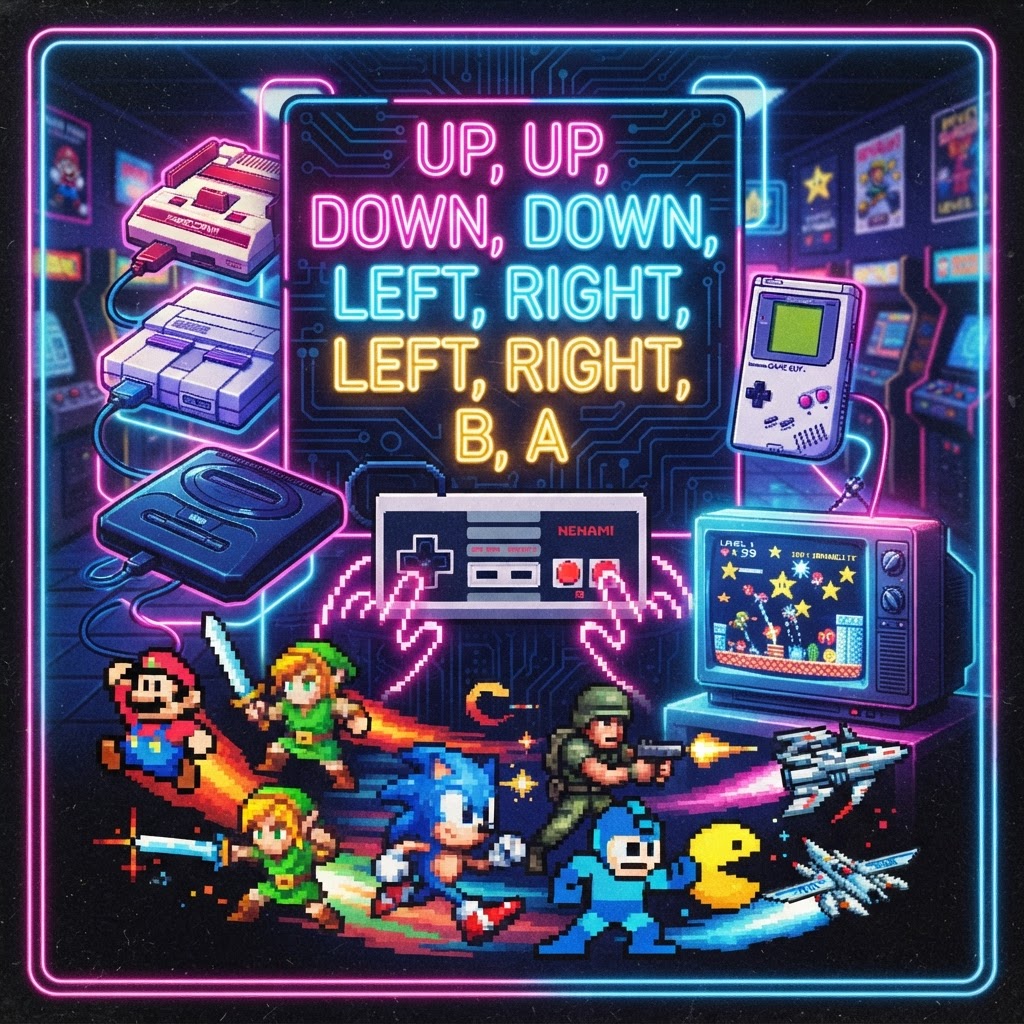 Up, Up, Down, Down: The Secret History of Cheat Codes and the Legacy of the Konami Code