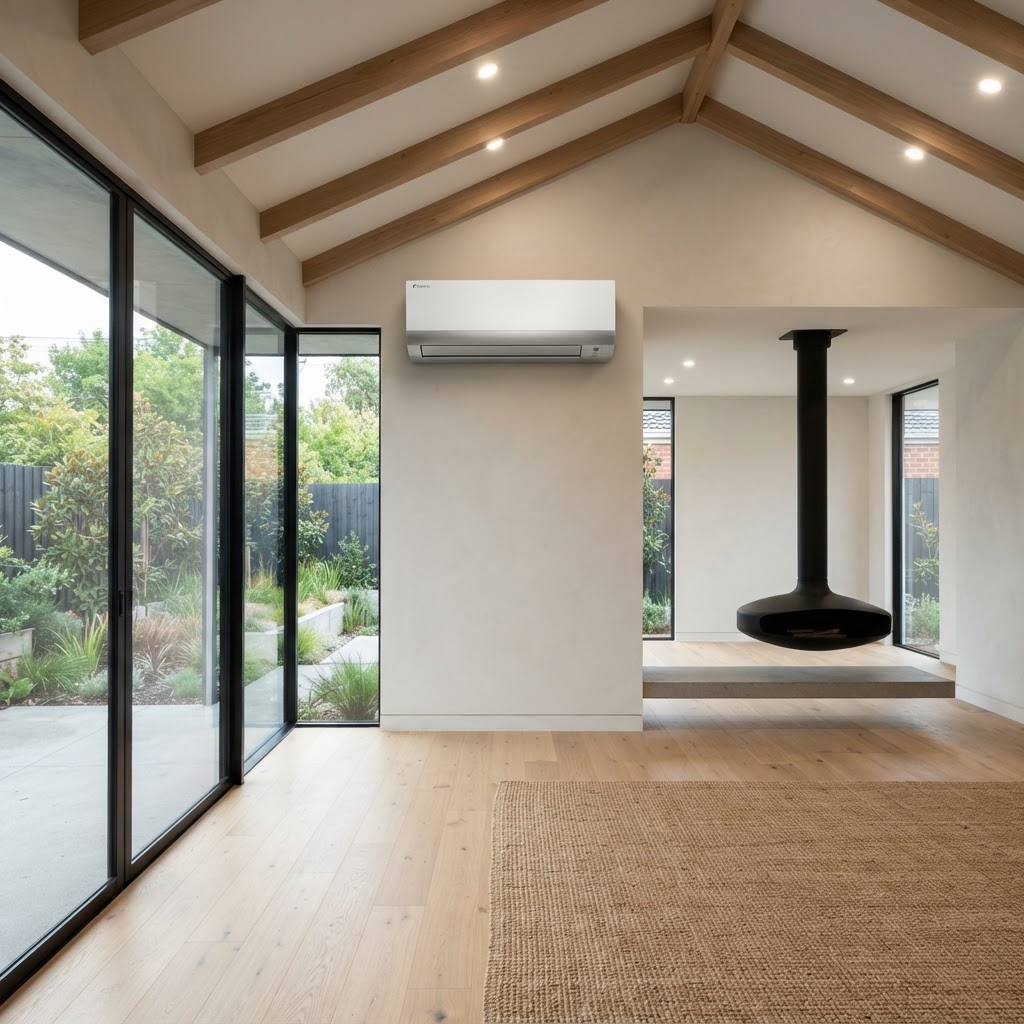 Premium air conditioning installation in luxury Melbourne home