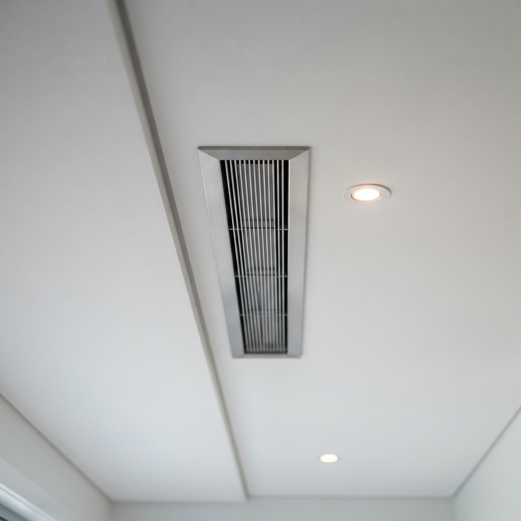 Premium ducted air conditioning installation detail
