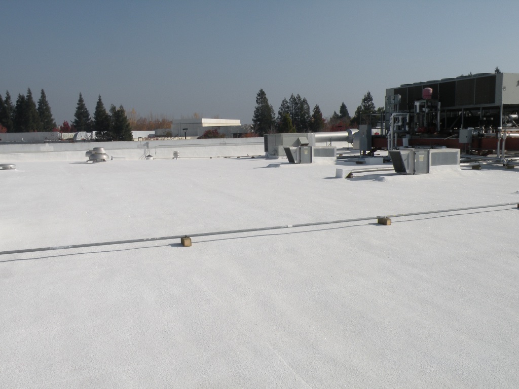 Spray Foam Roofing site project
