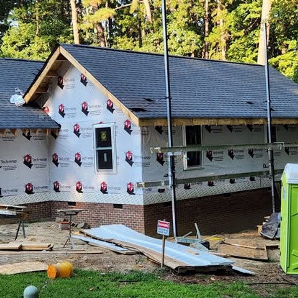 Siding Installation — MA Martinez Construction framing project in the Raleigh, NC area