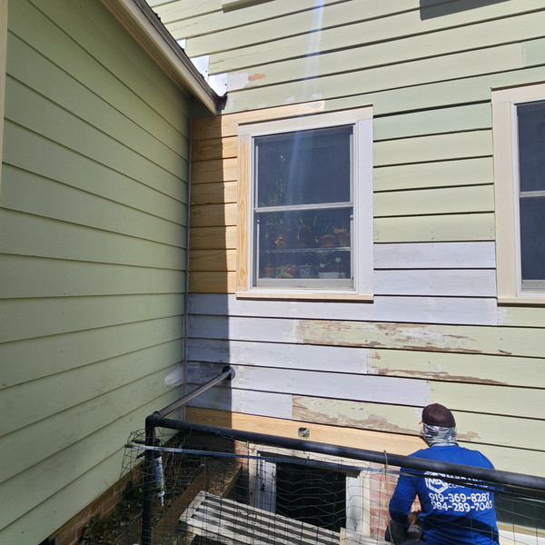 Siding Installation — MA Martinez Construction framing project in the Raleigh, NC area