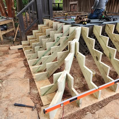 Stair Stringers Cut & Set