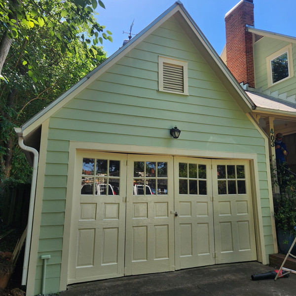 Garage Doors & Siding — MA Martinez Construction framing project in the Raleigh, NC area