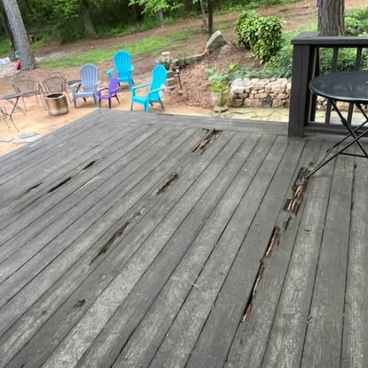 Deck Demo — Before