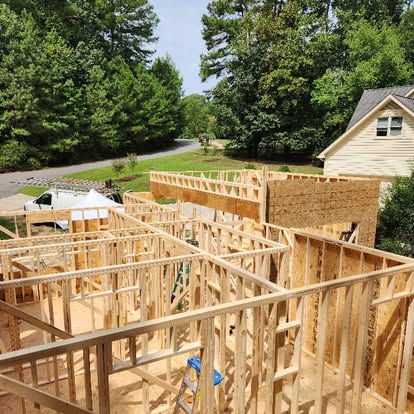 Wall Framing in Progress