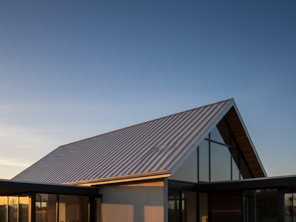 Standing seam metal roof installed by MA Martinez Construction in Raleigh, NC