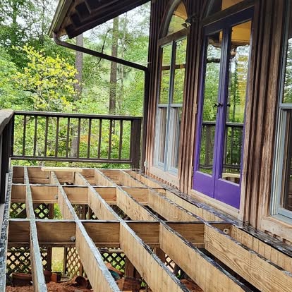 New Deck Framing