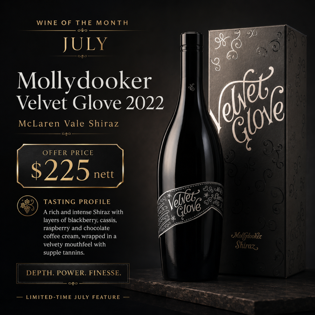 Mollydooker Velvet Glove 2022 — Wine of the Month