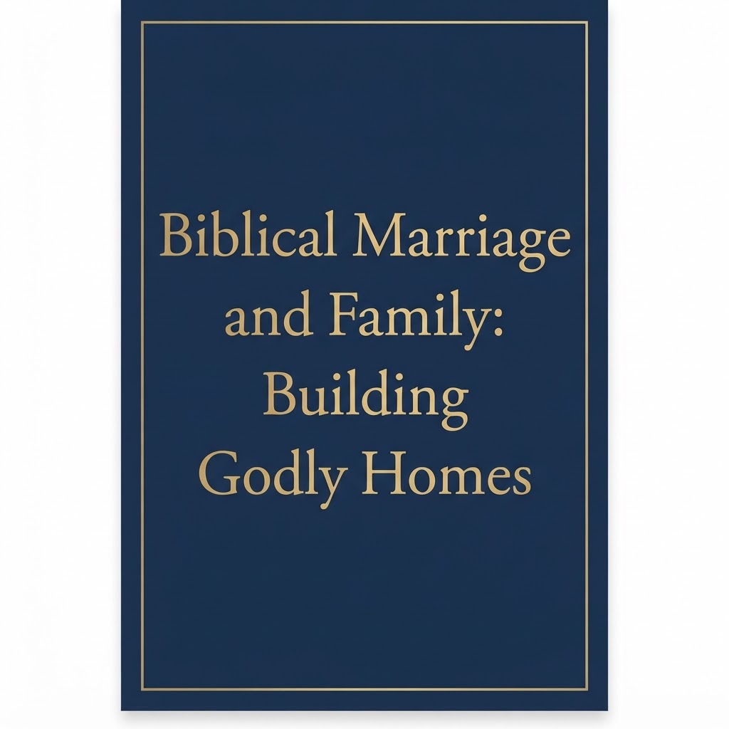 Biblical Marriage and Family: Building Godly Homes