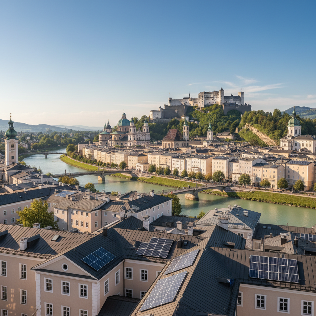 Salzburg mit Photovoltaik