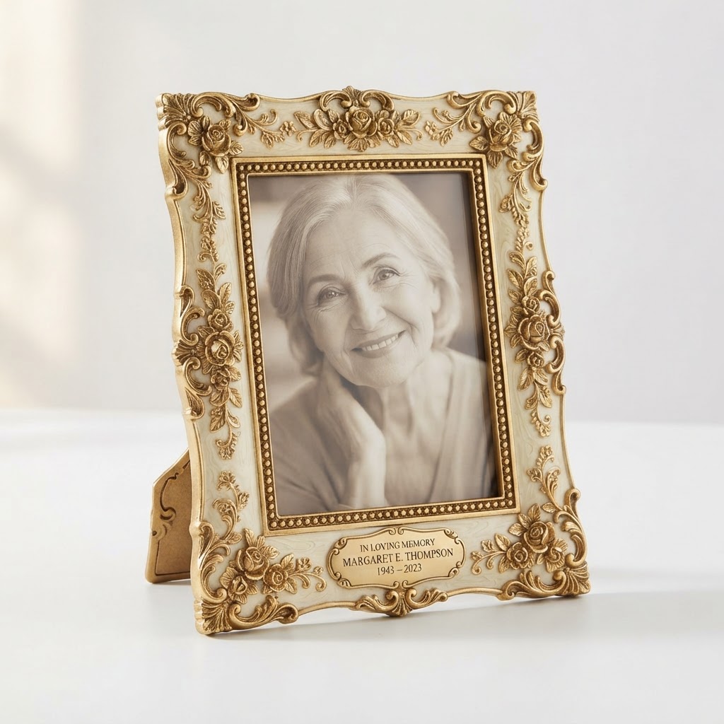 Ornate Memorial Picture Frame