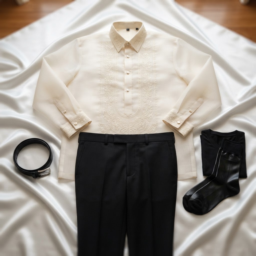 Complete Barong Tagalog Set