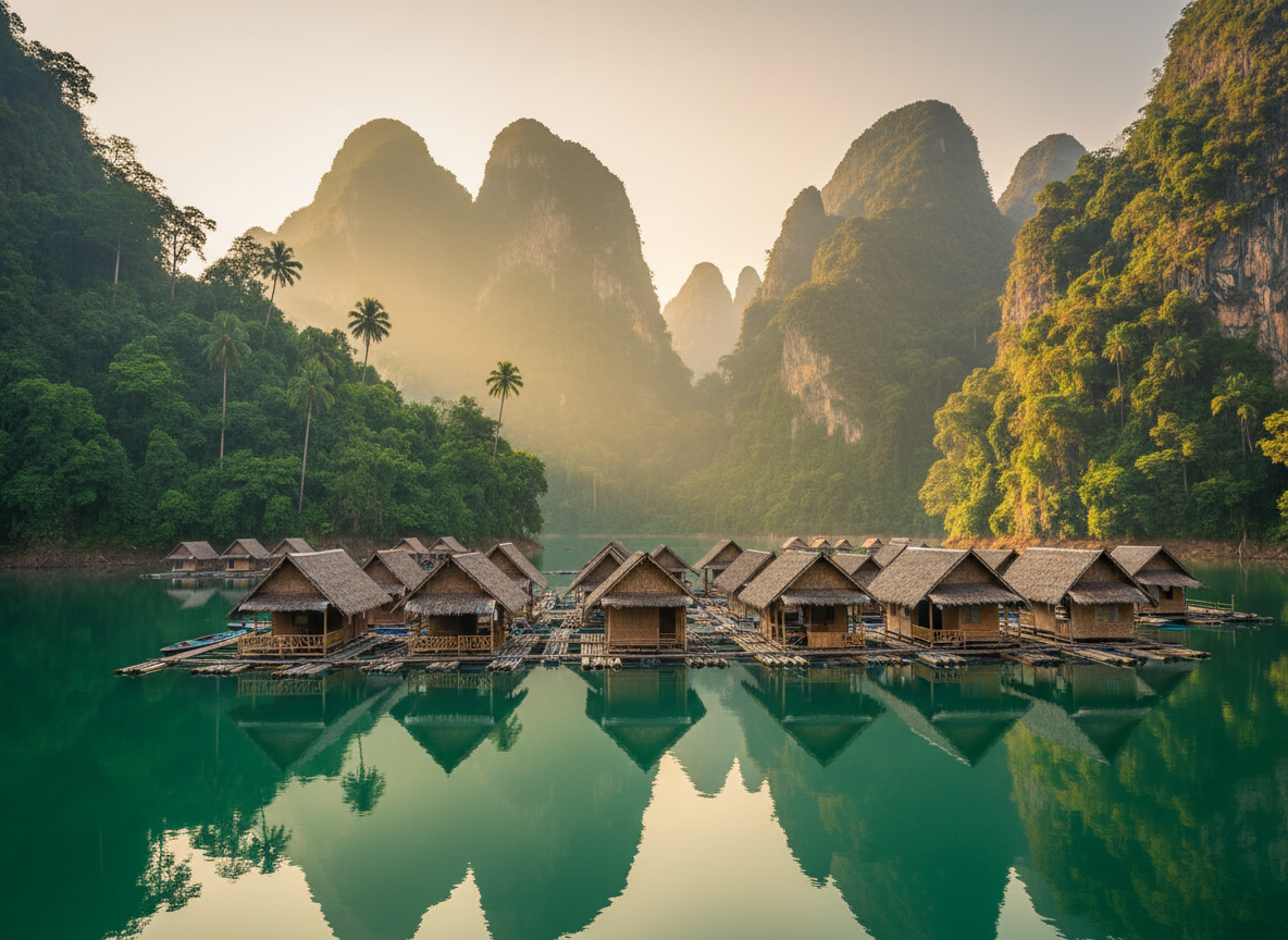 Khao Sok: Sleeping on a Lake of Emerald
