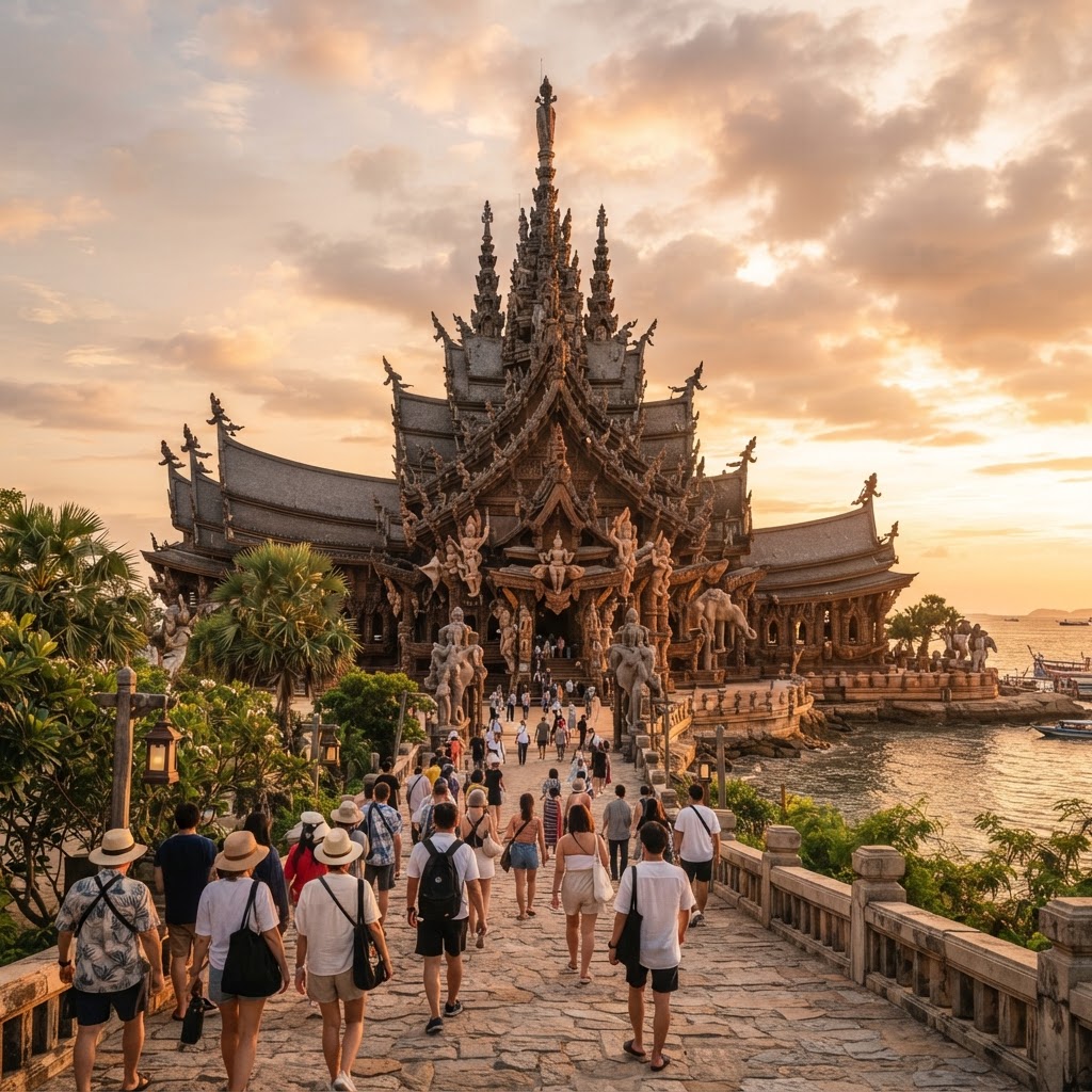 Sanctuary of Truth Arrival