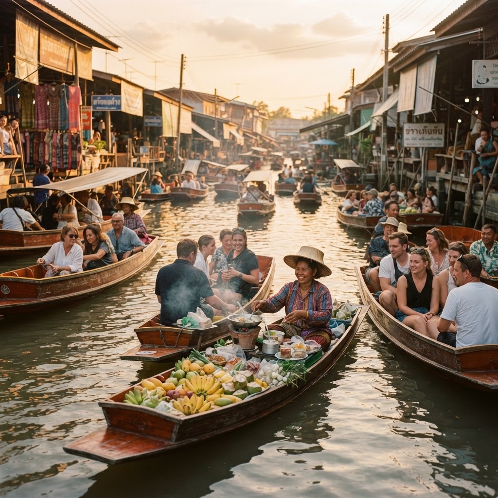 Floating Market Exploration