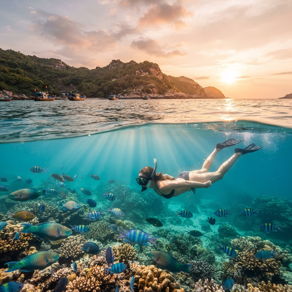 Snorkeling at Hon Dai