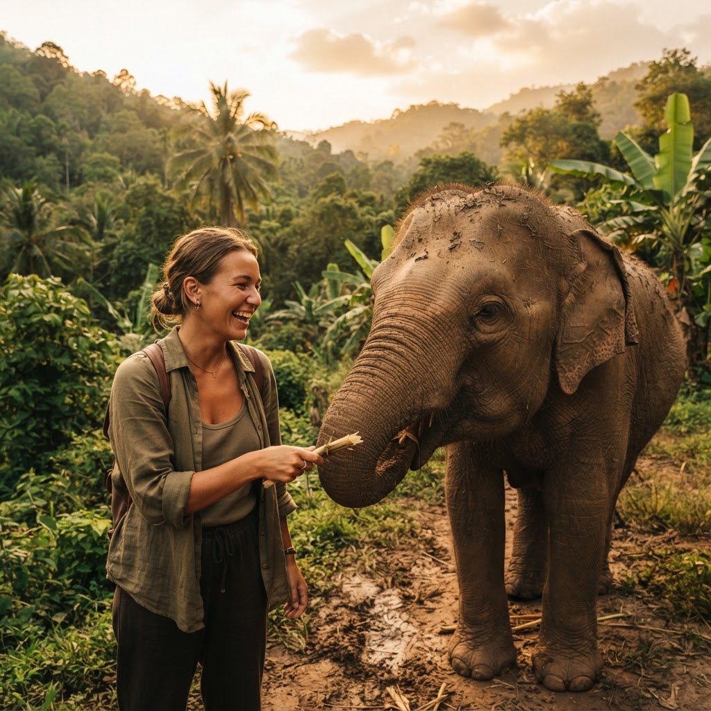 Elephant Sanctuary Visit
