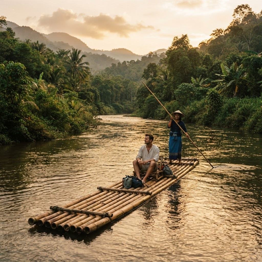Bamboo Rafting