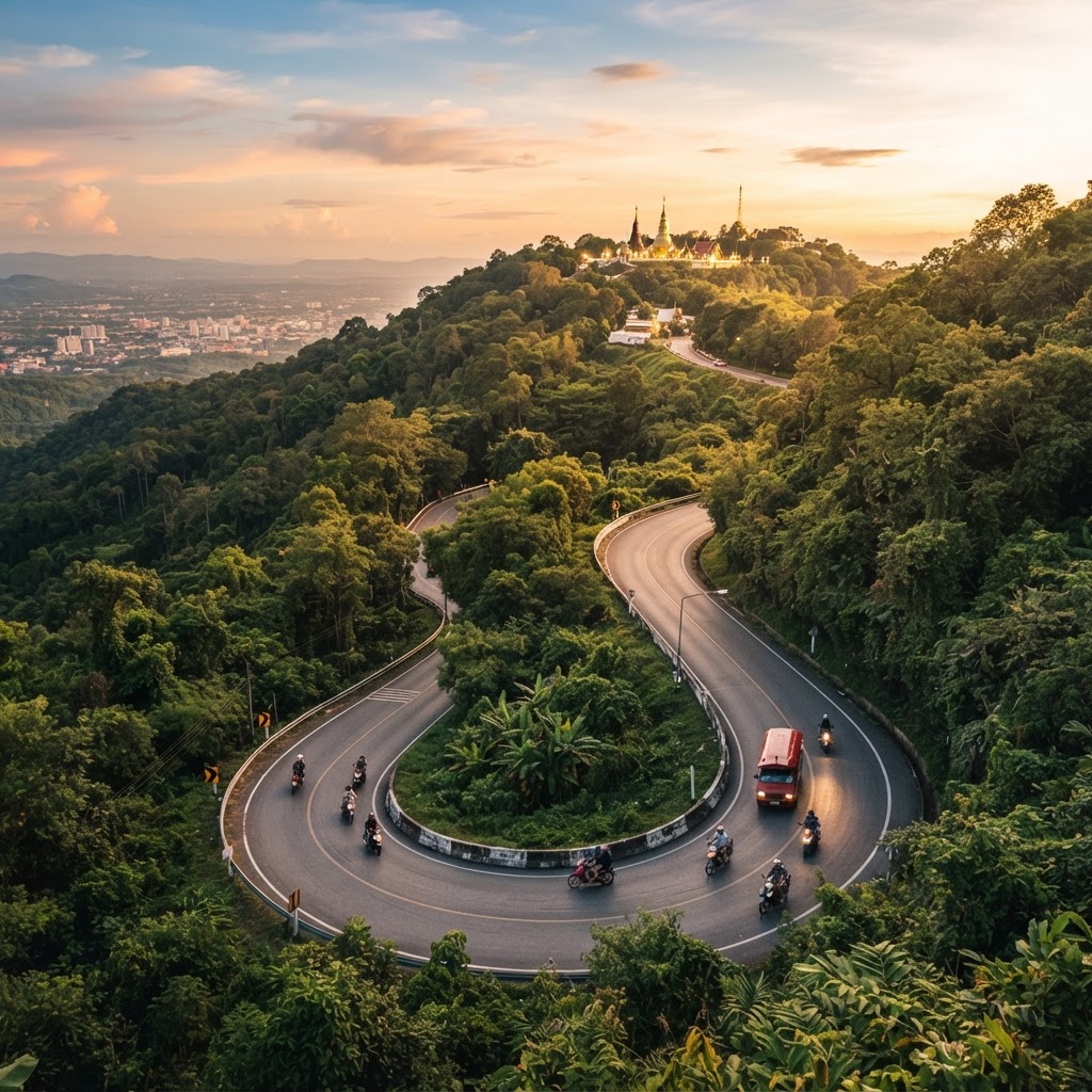 Doi Suthep Mountain Ascent
