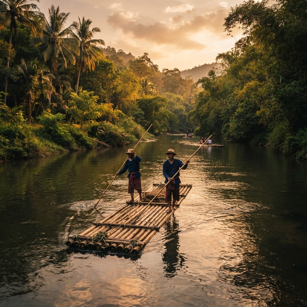 Bamboo Rafting