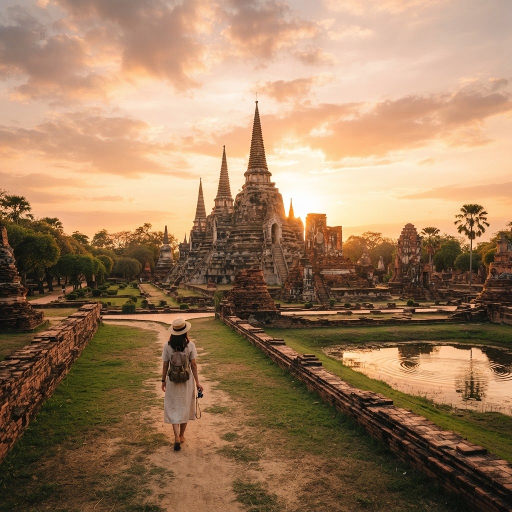 Echoes of Gold: A Day Among the Ruins of Ayutthaya