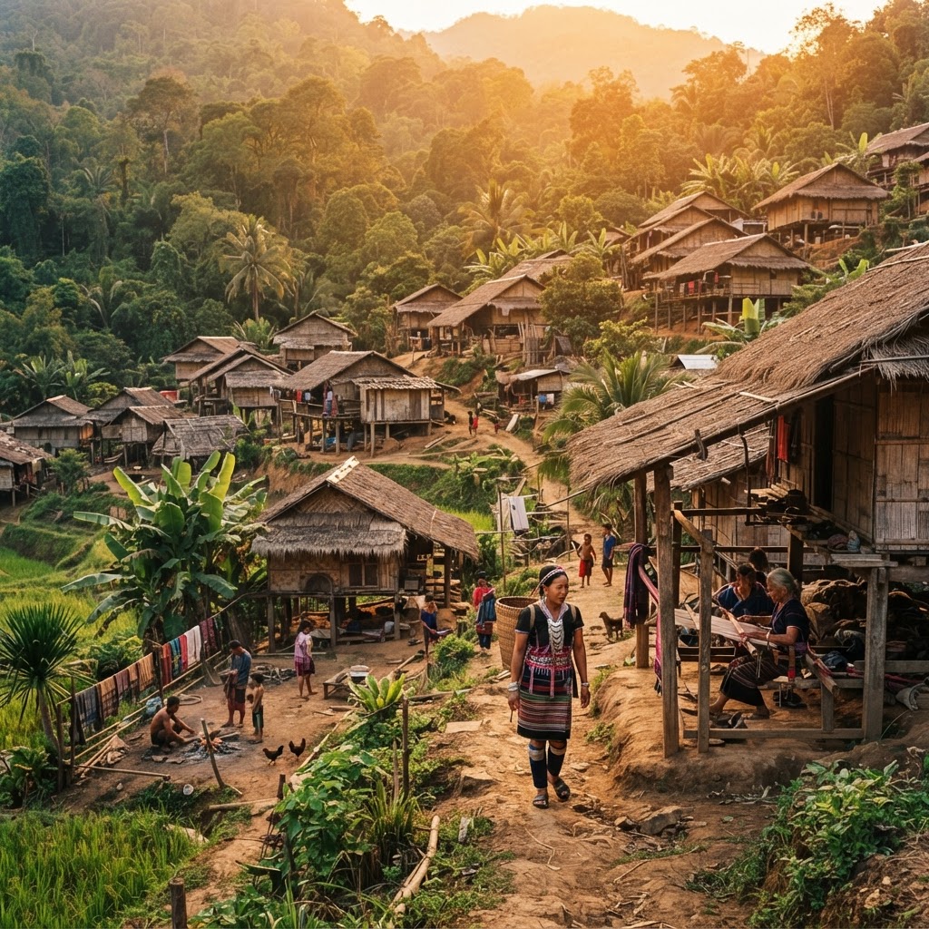 Karen Hill Tribe Village