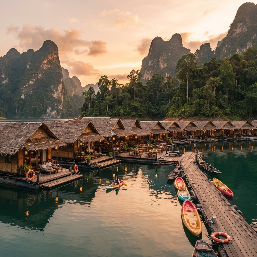 Floating Raft House Stay