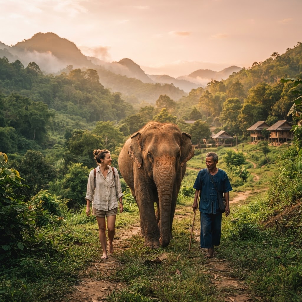 Gentle Giants: Navigating Ethical Elephant Sanctuaries in Chiang Mai