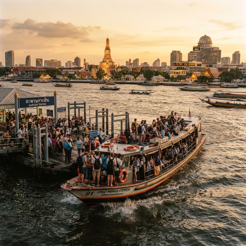 Chao Phraya River Departure