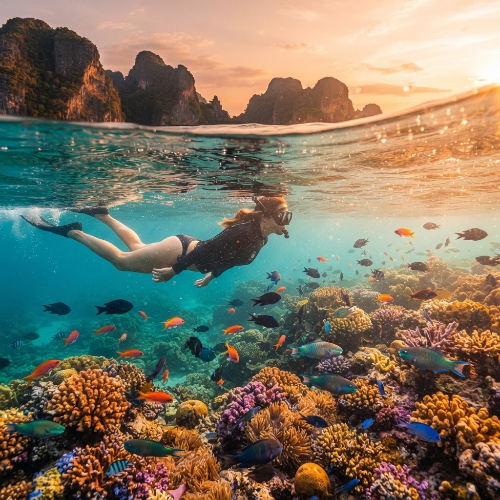 Snorkeling at Coral Reefs