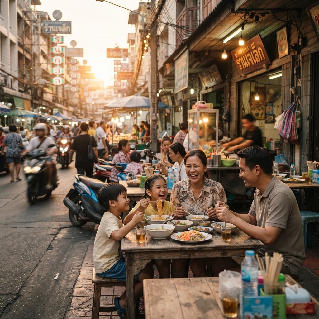 Family-Run Café Break