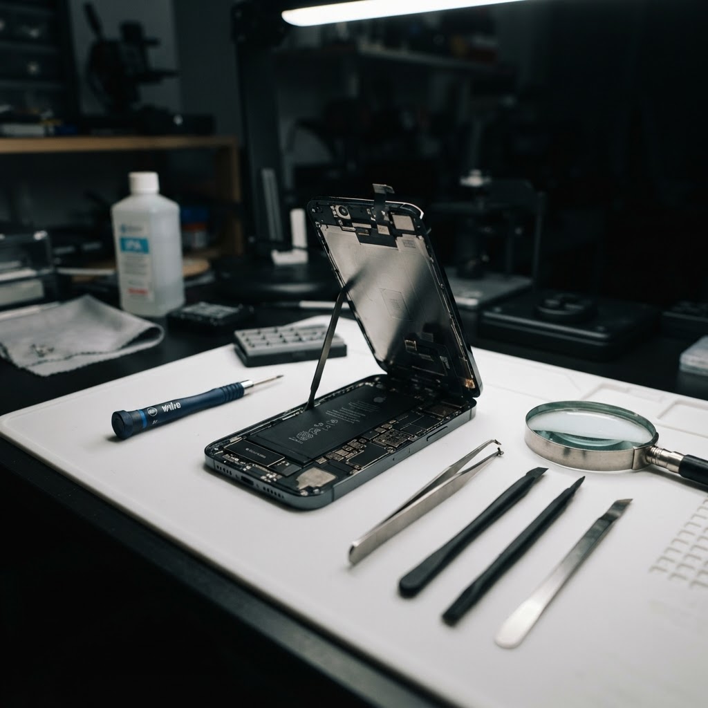 Smartphone-Reparatur Hintergrund