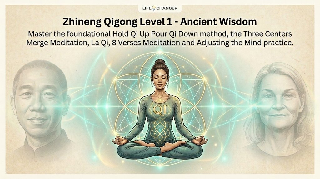 Ancient Wisdom Zhineng Qigong Level 1 – Live Online