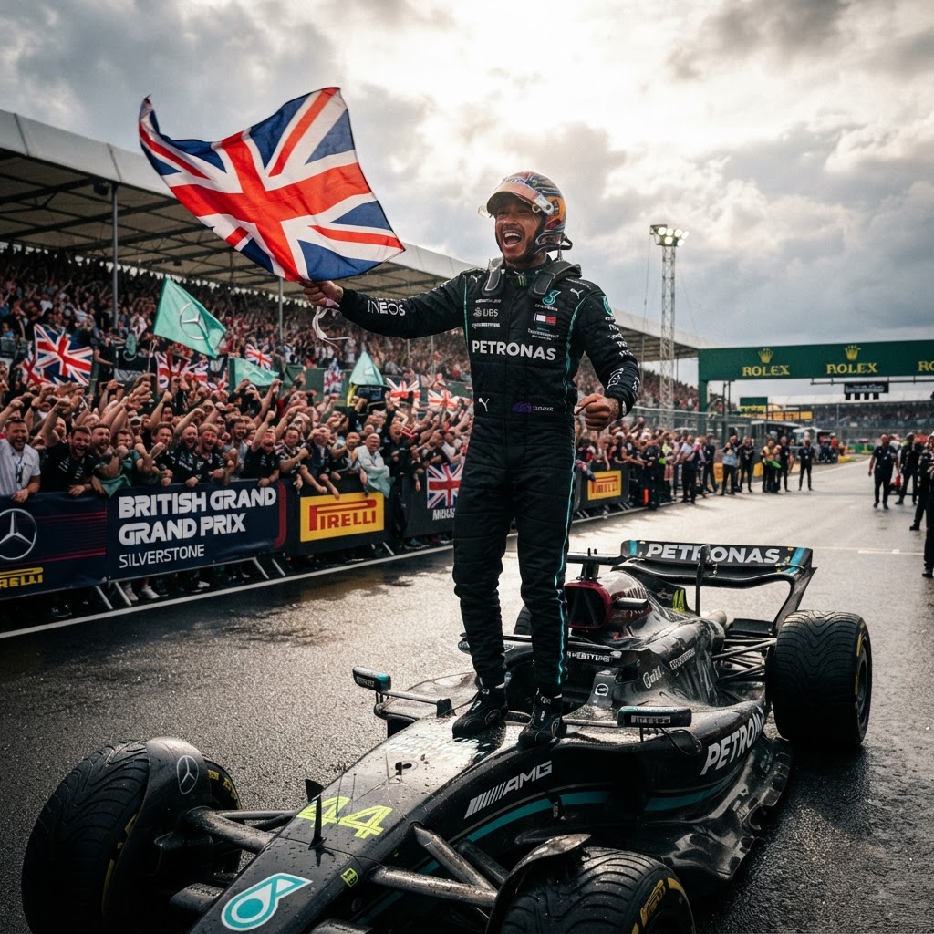 Silverstone incorona ancora il suo Re: Hamilton trionfa nel Gran Premio di Gran Bretagna