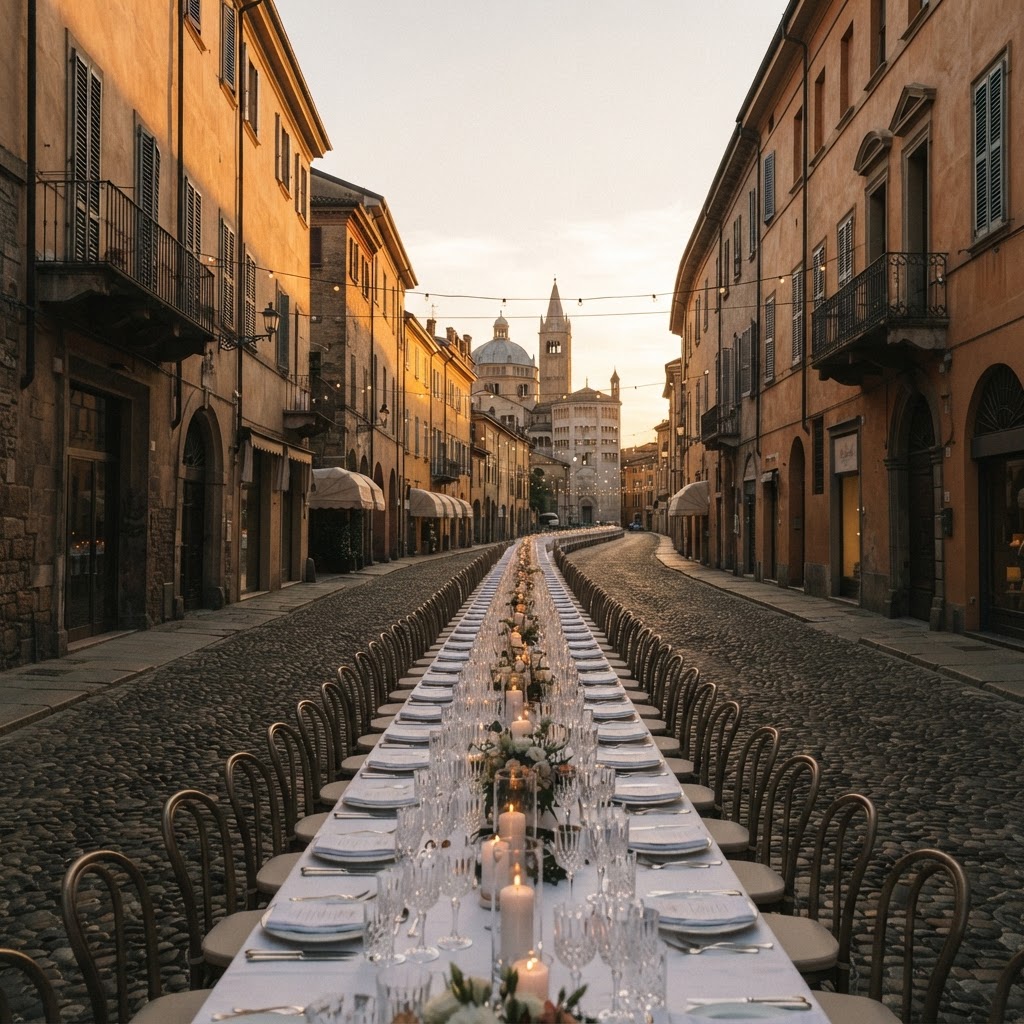 Parma, al via la corsa ai biglietti per la 'Cena dei Mille' 2026: l'evento gourmet nel cuore della Food Valley