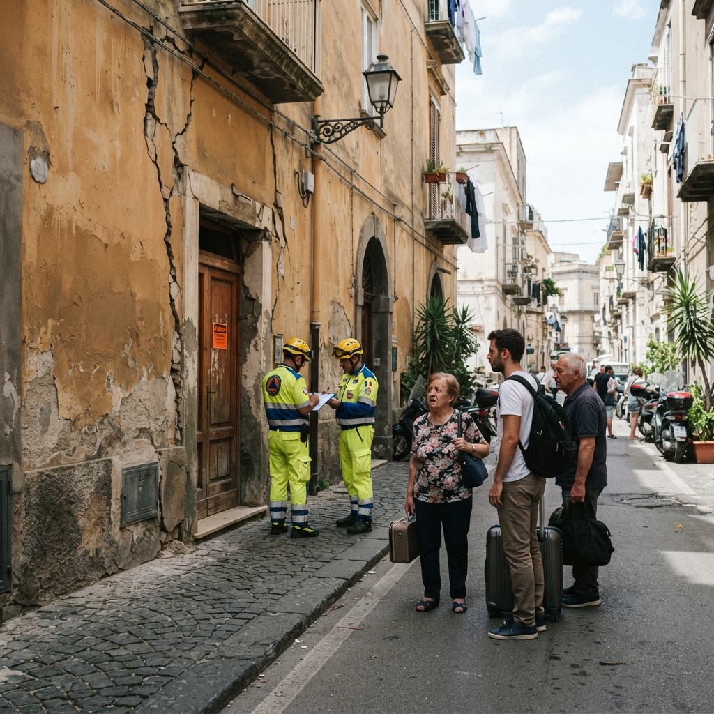 Terremoto Campi Flegrei: quasi 2.000 sfollati e centinaia di edifici da verificare